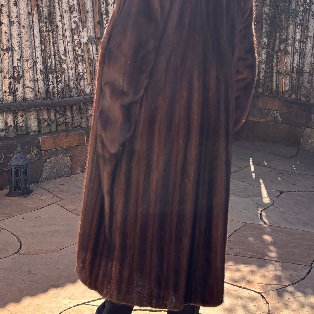 Custom Full-Length Men's Mink Coat - originally $10,000